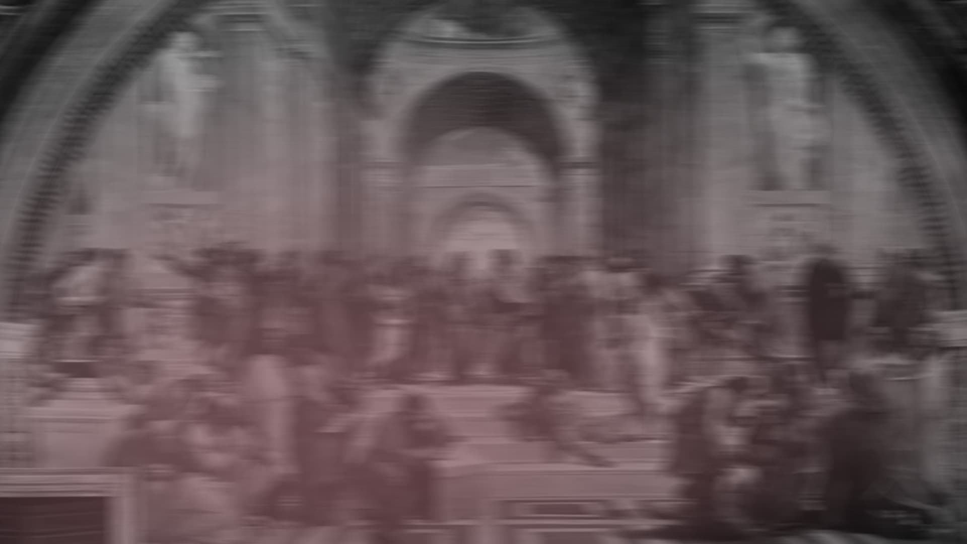 Brand visual — classical fresco